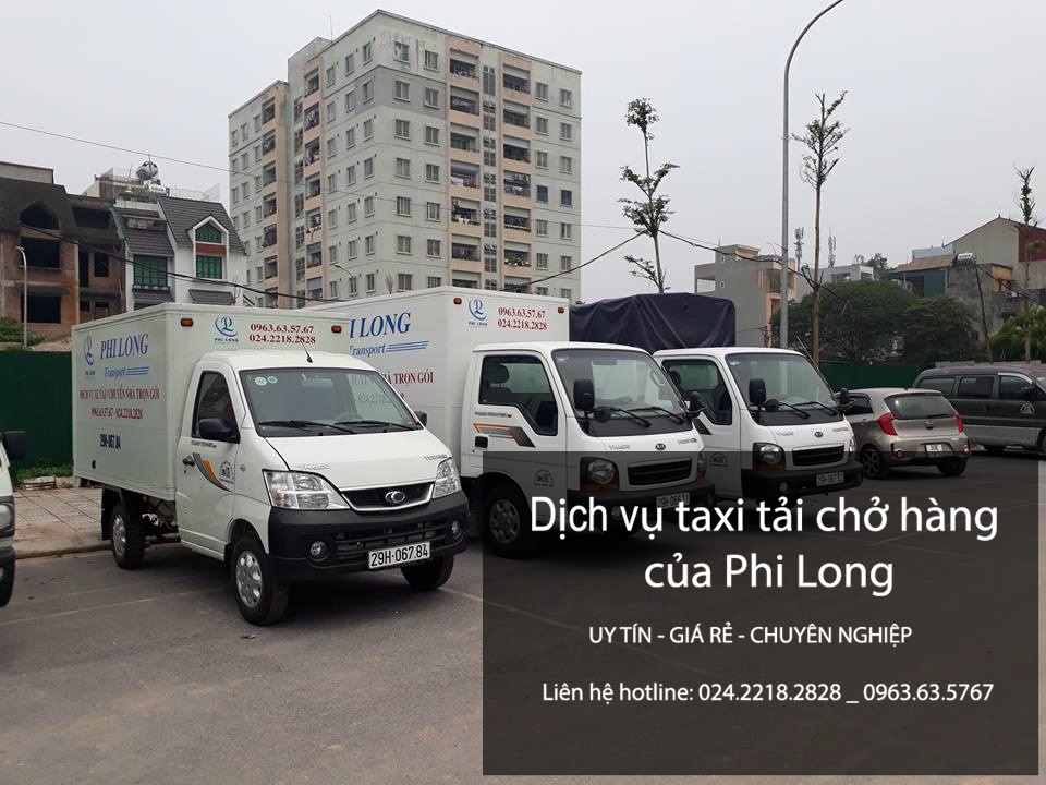 Taxi tải Phi Long hãng cho thuê xe tải chở hàng tại phố Bạch Thái Bưởi
