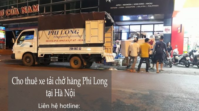 Dịch vụ cho thuê xe tải chuyển nhà tại phố Lê Hồng Phong